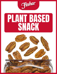 Fisher Snack Candied Pecans crunchy texture ideal for salads and snacks.