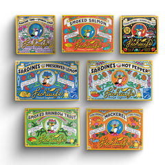 Fishwife Smoked Rainbow Trout tin ideal for quick, elegant lunches.