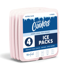 Fit & Fresh Cool Coolers slim ice pack close-up demonstrates compact lunch cooling.