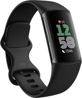Fitbit Charge 6 on the wrist in obsidian, ideal for all-day health tracking.