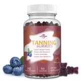 FitEval Tanning Gummies blueberry chews for a natural glow in daily use.