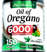FITO MEDIC'S oregano oil softgels bottle with rich herbal aroma for daily use