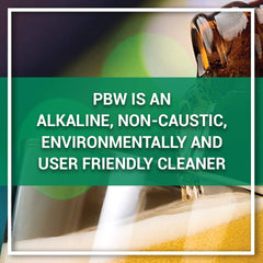 Dissolved PBW powder ready for cleaning cycle.