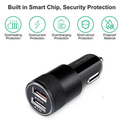 FiveBox compact-design charger fits in your car for travel.