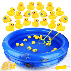 FIVEDAOGANG Duck Matching Game ducks in pool, ideal for family play and coordination