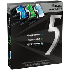 5 GUM Peppermint Cobalt pack shows a cool, refreshing mint experience for quick breath boosts.