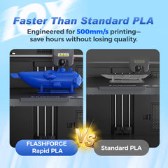 Printed model from FLASHFORGE Aurora Green with smooth surfaces at high speed.