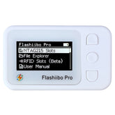 Flashiibo Pro NFC Emulator front view for portable Switch saves.