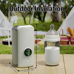Flashstar bottle warmer battery indicator shows when to recharge, ensuring uninterrupted feeds.