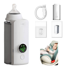 Flashstar portable bottle warmer front view for on-the-go feeding support.