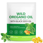 Flasture Oil of Oregano Softgels bottle with 6000 mg oregano for daily immune support.