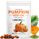 Flasture pumpkin seed oil capsules bottle supports hair and vitality.