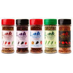 Flatiron Spice Hatch Green Chile Flakes add depth to stir-fries.