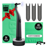 Flaus Electric Flosser portable base for easy on the go flossing.