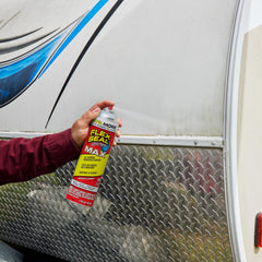 Flex Seal MAX around skylights provides weatherproof protection.