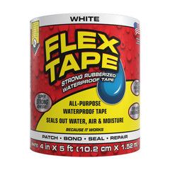 Flex Tape original thick rubberized tape applied over a leak for a strong patch.