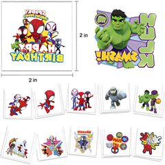 FlgarGO Spidey tattoos easy apply and remove for busy party moments