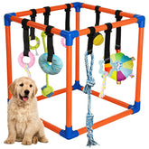 Flickzy Puppy Play Gym frame in PVC for a safe indoor setup.