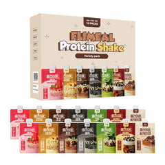 Flimeal Variety Pack tub with 14 servings for convenient meal replacements