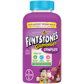 Flintstones Complete Gummies bottle packaging for kids' daily multivitamin.