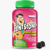Flintstones Picky Kids + Iron bottle pour simplifies the daily gummy routine