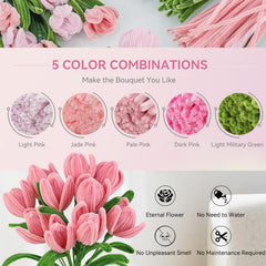 Flizubat flower kit with rods and floral tape for easy arrangements