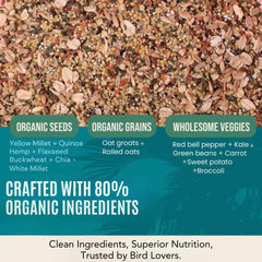 Flocksentials dehydrated veggies close-up, cut for safe swallowing during meals.