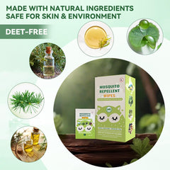 FLODTEEK individually wrapped wipes ensuring freshness for easy outdoor protection.