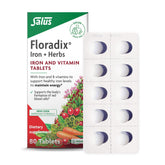 Floradix iron tablets bottle ready for daily energy support