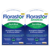 Florastor Advanced bottle with capsules for daily gut balance.