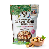 Floresta em Pé Brazil Nuts front label shows certified organic, premium quality.
