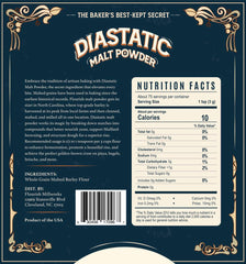 Flourish Millworks Diastatic Malt Powder pour demonstrates precise dosing.