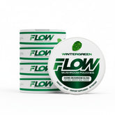 Flow Pouches Mushroom Nootropic box front highlights clean energy concept
