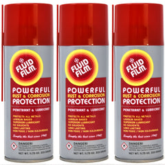 Fluid Film rust protection aerosol can seals metal surfaces and stops corrosion.