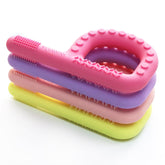 Flyaway teething sticks with safe material soothe sore gums.