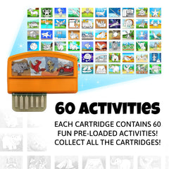 Flycatcher Smart Sketcher 2.0 preloaded images library fuels kids' creativity.