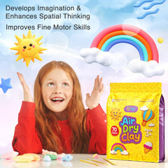 FlyFlag clay in use shows kids painting with colorful, mess-conscious application.