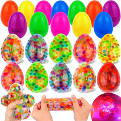 FLYSNK 12-pack Easter eggs packaging showcases vibrant colors for festive hunts.