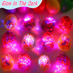 FLYSNK Easter egg hunt at night glows to boost visibility and excitement.