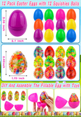 FLYSNK Easter egg reveals an inside squeeze ball for tactile play.
