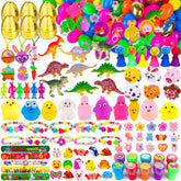 FLYSNK Surprise Golden Eggs 100-pack with colorful shells for Easter egg hunts