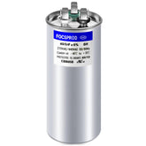 FOCSPROD dual-run capacitor with precise outer dimensions for quick HVAC replacement.