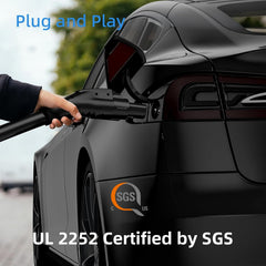 User friendly plug and play setup between J1772 charger and Tesla