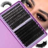 FOINEMYED lash clusters pack front for salon-grade volume