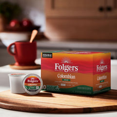 Folgers Keurig K-Cup pods ready to brew a smooth decaf.