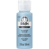 FolkArt acrylic paint 2oz Light Blue bottle for smooth base coating and blending