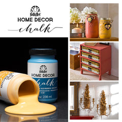 FolkArt Home Decor Chalk glass application highlights easy adhesion on decorative glass
