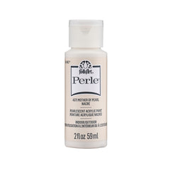 FolkArt Perle Mother of Pearl acrylic paint bottle with pearlescent sheen.