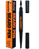 FOLLICLE BOOSTER Beard Pen in action for micro-blading beard coverage