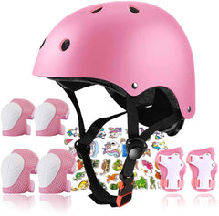 FOOKCIAN kids helmet with ABS shell offers durable head protection during outdoor play.